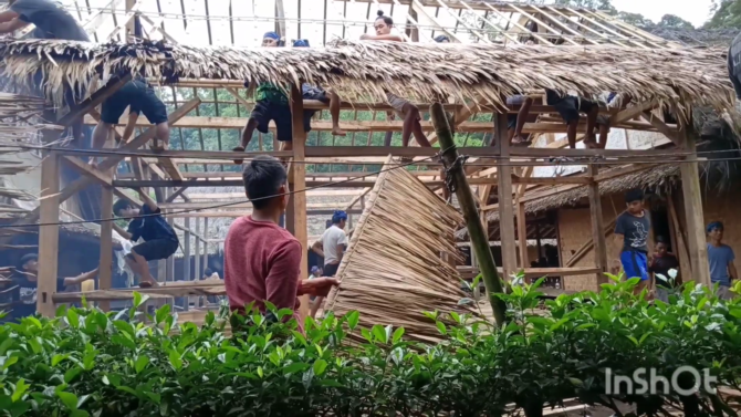 rumah adat baduy sulah nyanda saat dibangun