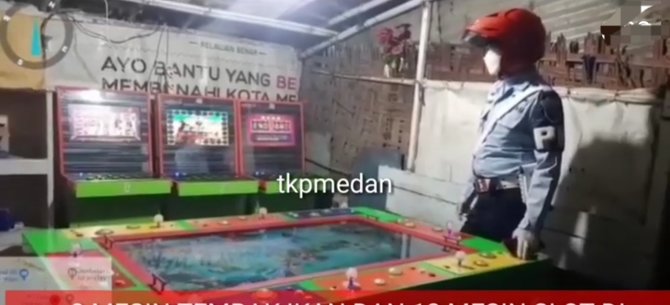 bikin resah warga viral tempat judi di medan digerebek tni