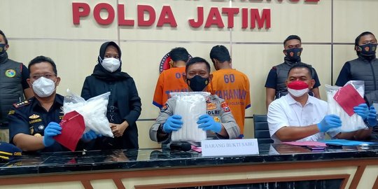 Penyelundupan Sabu 6 Kg Asal Malaysia Tujuan Madura Digagalkan Polisi