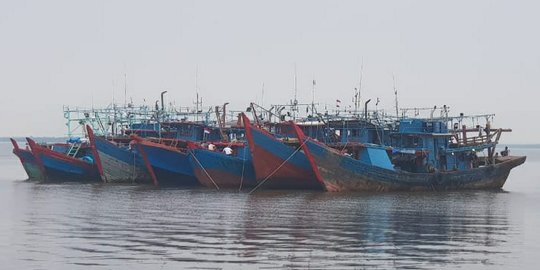 Kapal Pukat Harimau Terpantau Beraktivitas di Perairan Lingga