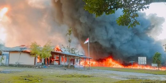 TNI Cek Kabar Jembatan Dibakar Warga di Yalimo Papua