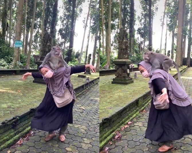 keberanian emak emak ini bikin geleng geleng