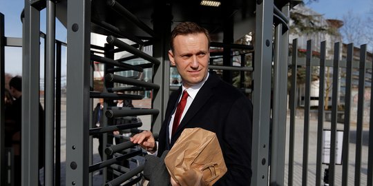 Alexei Navalny Terima Penghargaan Sakharov Bidang HAM dari Parlemen Eropa