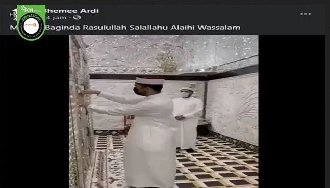 tidak benar ini video makam nabi muhammad