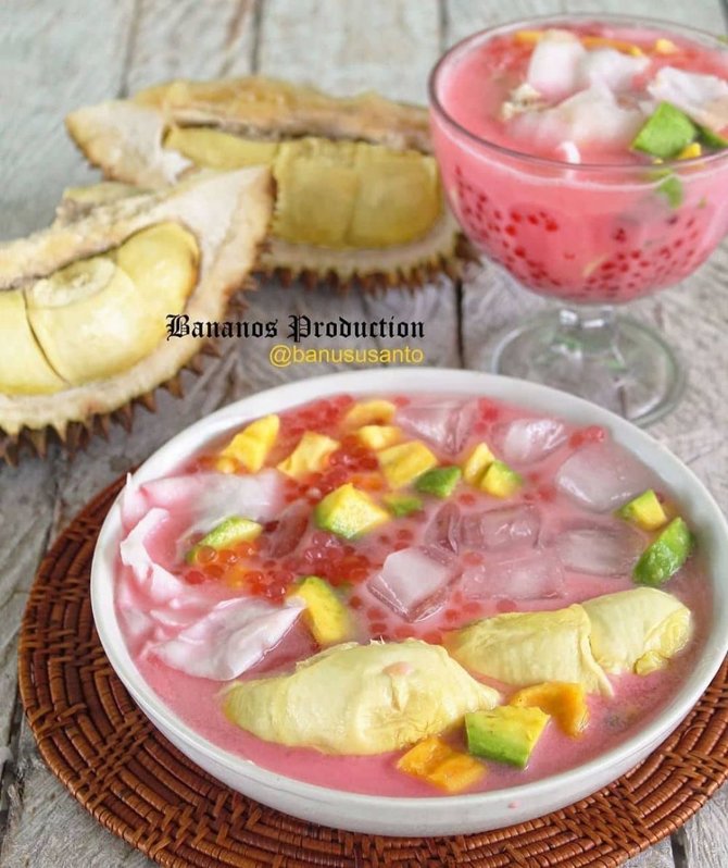 10 resep es durian berbagai bahan lezat menyegarkan