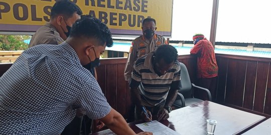 Dua Kelompok Warga Bentrok di Abepura Sepakat Berdamai