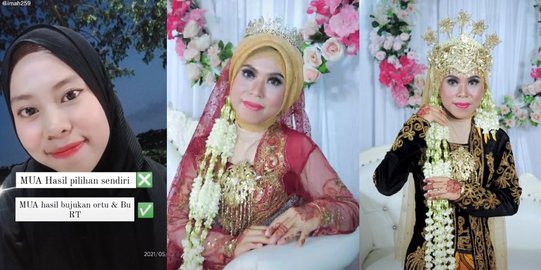 Cerita Pengantin Wanita Dipilihkan Tukang Rias Oleh Bu RT, Hasilnya Bikin Kaget