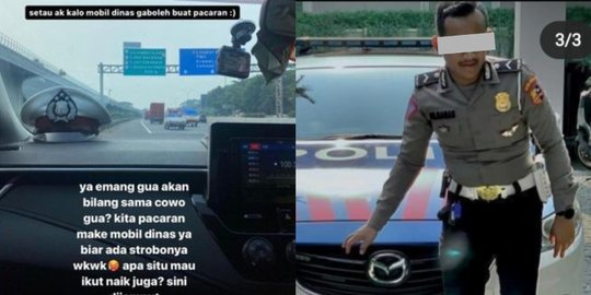 Usai Jenderal Buka Suara, Begini Nasib Polisi Asyik Pacaran Pakai Mobil Patroli