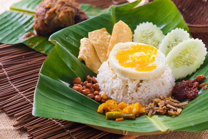 ilustrasi nasi lemak