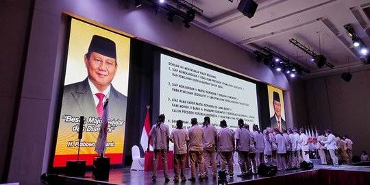 Disaksikan Sufmi Dasco, Gerindra Jateng Deklarasi Prabowo Presiden 2024