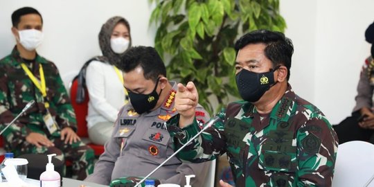 Panglima Hadi: TNI dan Polri Ujung Tombak Penanggulangan Covid-19