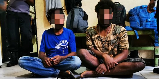 Bawa Ganja dan Motor Curian, Dua Pemuda di Jayapura Ditangkap Polisi