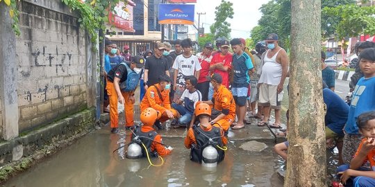 Basarnas Cari Bocah Hilang Diduga Tenggelam saat Banjir di Samarinda