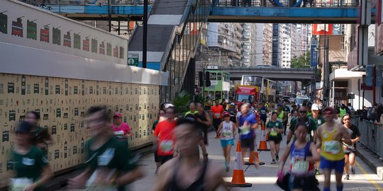 Melihat Keseruan Hong Kong Marathon 2021