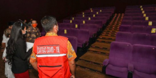 Pola Duduk Sudah Bisa 'Couple' , Begini Aturan Terbaru Masuk Bioskop di Kota Bandung