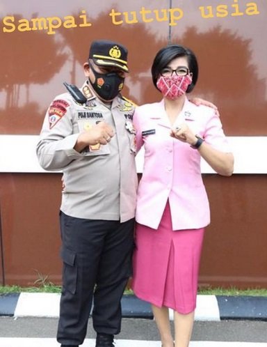 potret kompol netty rosdiana dan suami