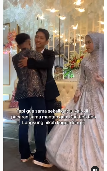 kaget pengantin wanita ternyata mantannya