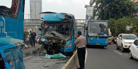 Kecelakaan Transjakarta, Polisi Temukan Kejanggalan Bus yang Menabrak Tak Mengerem