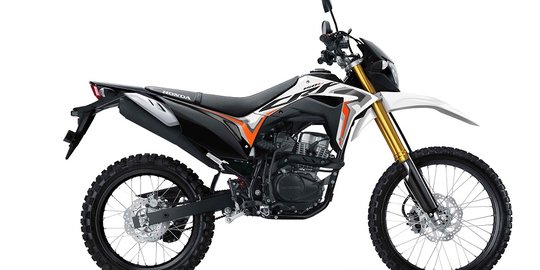 New Honda CRF150L Makin Gagah dengan Dua Warna dan Striping Anyar