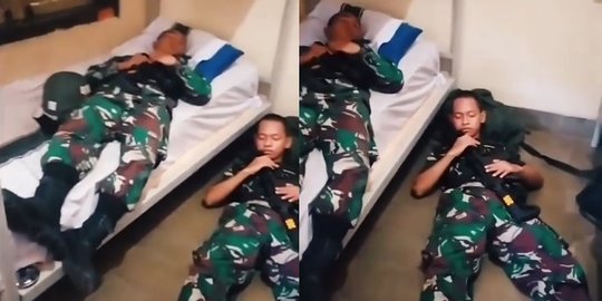 Bukan Istri atau Guling, Ternyata Ini yang Setia Dipeluk TNI Saat Tidur,Bikin Cemburu