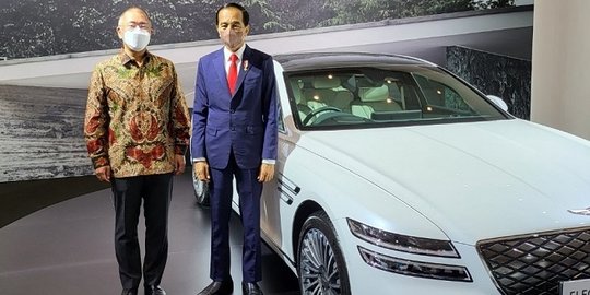 Mobil Listrik Hyundai Genesis G80 Jadi Mobil Resmi VIP KTT G20 di Bali