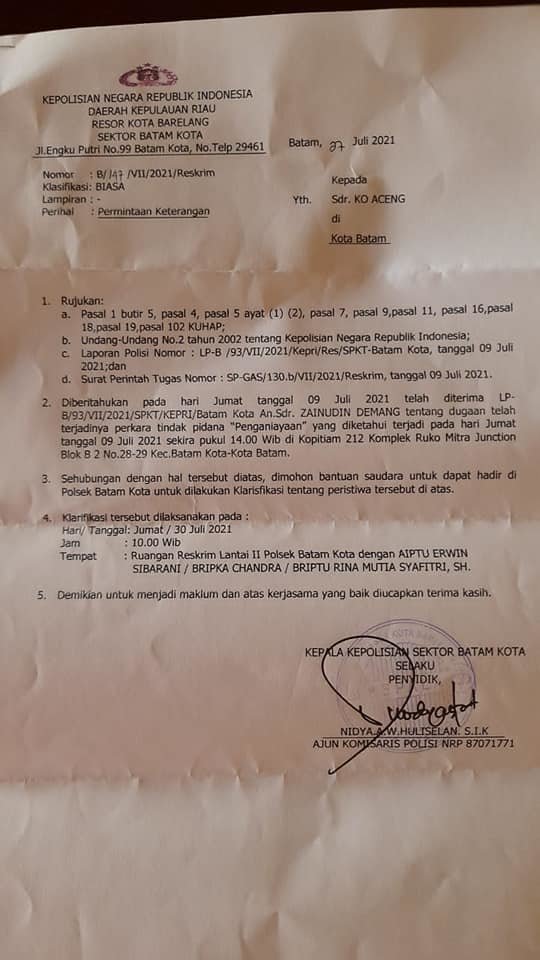 pemilik kafe ngadu ke kapolri