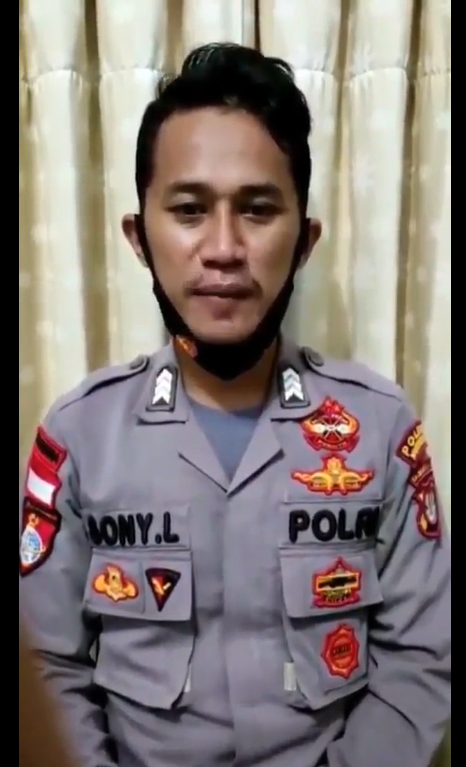 usai dianiaya brigadir sl minta maaf ke kapolres nunukan