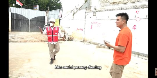 Baim Wong Sumringah Proses Pembangunan Rumah Barunya Berjalan Lancar