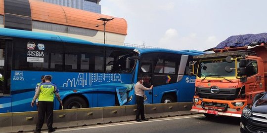 Cari Penyebab Kecelakaan, Polisi Periksa Perusahaan Pemegang Merek Bus Transjakarta