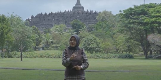 Seniman Asal Magelang Woro Widowati Rilis Lagu Berjudul Borobudur Saksi Ati