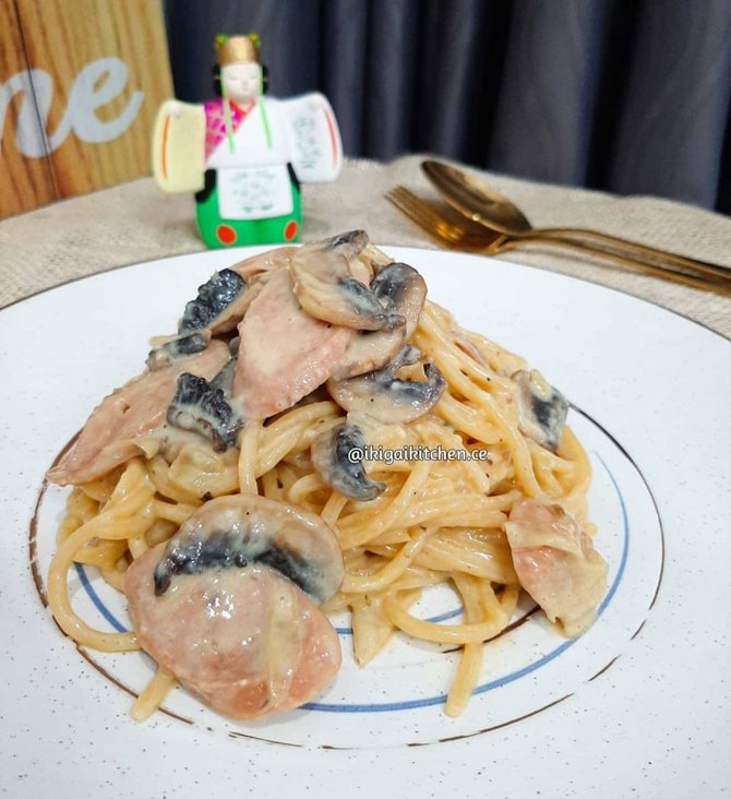 6 resep spaghetti carbonara gurih dan creamy mudah dibuat