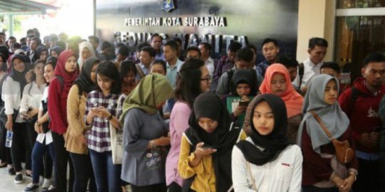 60 Persen Pengangguran Terbuka di Surabaya Berusia Muda