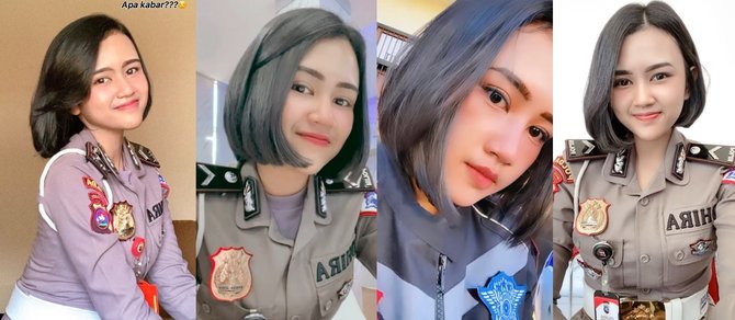 transformasi polwan cantik