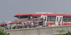 Rangkaian LRT Jabodebek yang Tabrakan Segera Dievakuasi