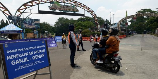 Penerapan Ganjil Genap di Taman Margasatwa Ragunan