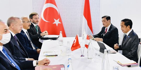 Pertemuan Bilateral di KTT G20, Jokowi Sebut Erdogan akan Kunjungi Indonesia 2022