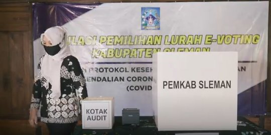 Dilakukan Secara E-Voting, Begini Jalannya Pemilihan Lurah di Sleman