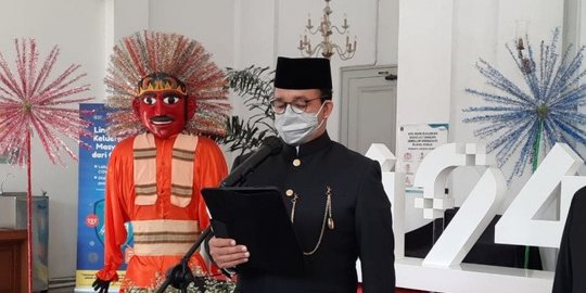 Anies Terima Gelar Kehormatan Bamus Betawi: Ini Amanah untuk Membangun Jakarta