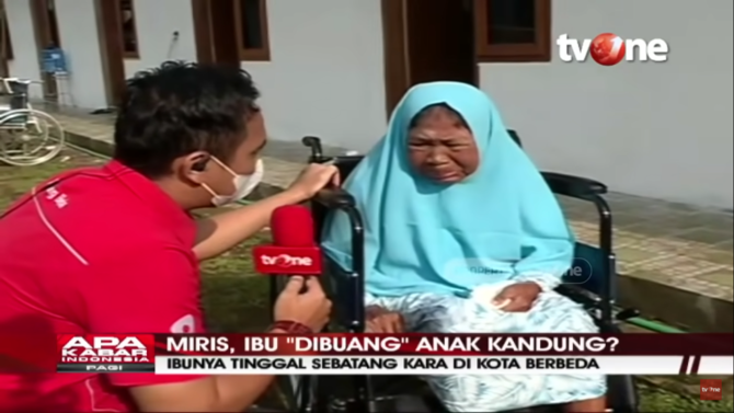 miris ibu kandung dibuang anak kandung