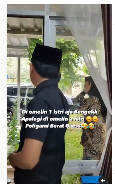 momen mat peci diomeli 2 istrinya kompak marah