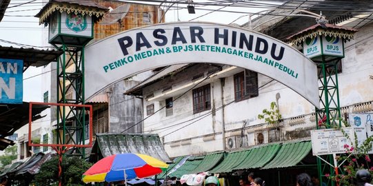 Panjangnya Cuma 50 Meter, Ini Uniknya Pasar Terpendek di Medan