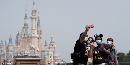 China Tutup Disneyland di Shanghai Setelah Ditemukan Satu Kasus Covid