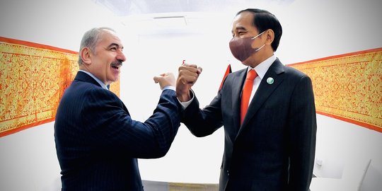 Bertemu PM Shtayyeh, Jokowi Tegaskan Dukungan RI untuk Palestina Jadi Negara Merdeka