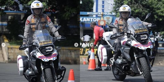 Aksi Keren Jenderal Bintang Satu saat Tunggangi Moge, Teman Seangkatan Kapolri