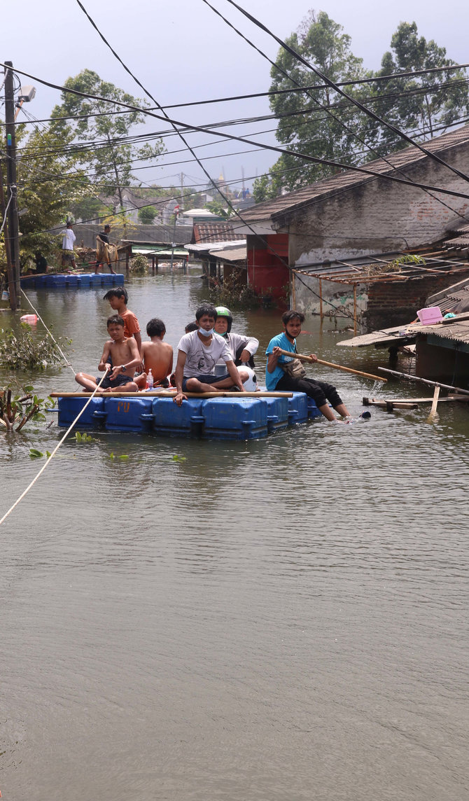 banjir di tangerang tak kunjung surut