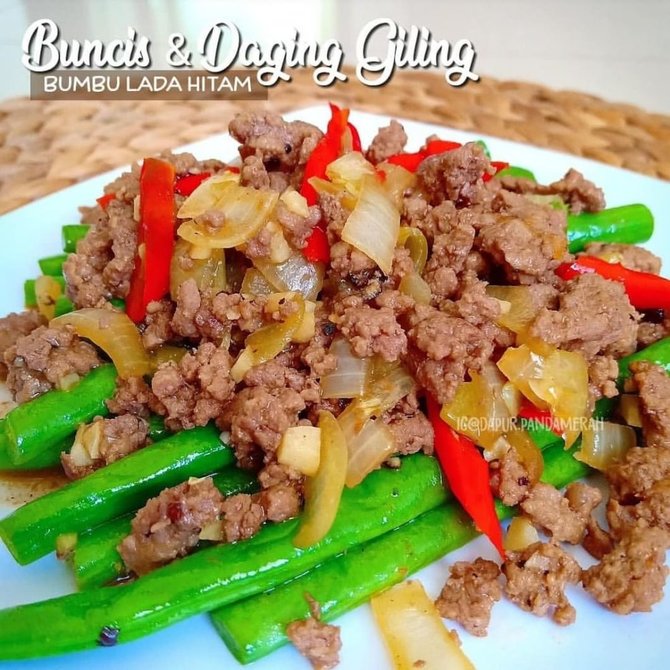 daging sapi lada hitam