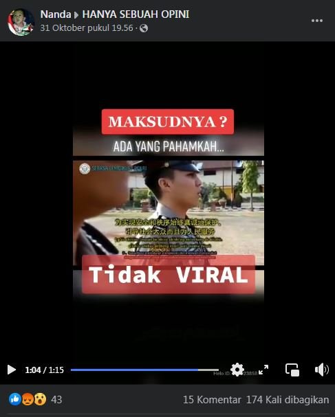 video polisi ucap pancasila pakai bahasa mandarin