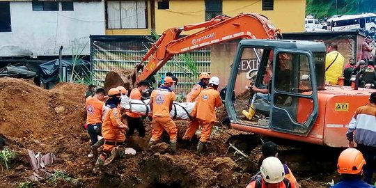 11 Orang Tewas Akibat Longsor di Kolombia