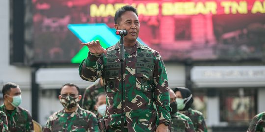 Presiden Jokowi Pilih Kasad Jenderal Andika Perkasa Jadi Calon Panglima