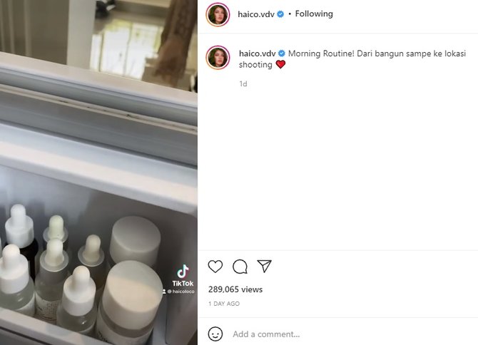 curi perhatian begini morning routine ala haico vdv bintang lsquobuku harian seorang istrirsquo sebelum syuting